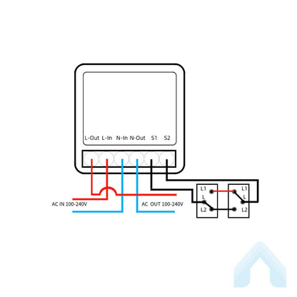 ESPHome WiFi Mini Relay Switch Module, 16A